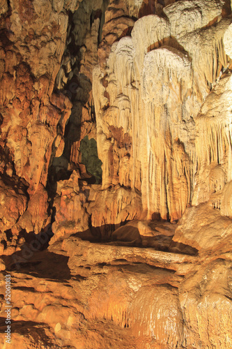 Interior of Natural Cave in thailand