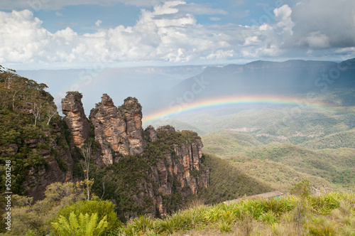 The Three Sisters, Blue Mountains National Park, NSW, Australia photo