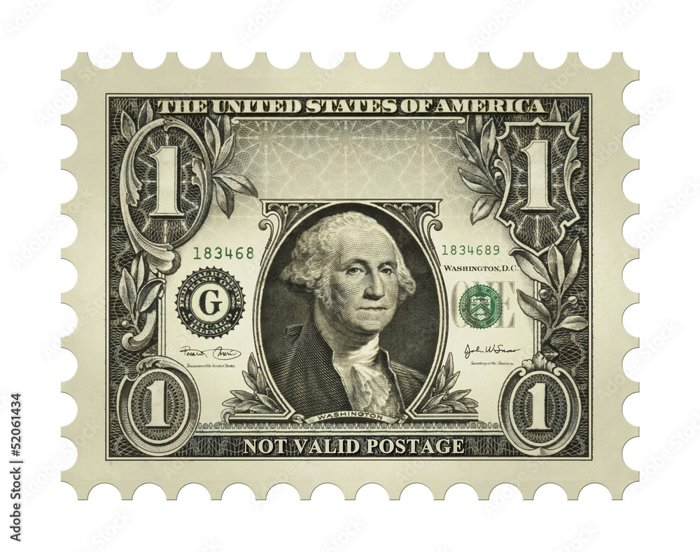 Obraz premium Dollar Stamp