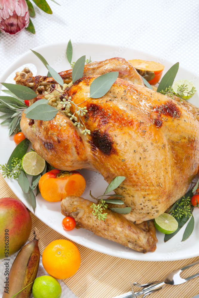Roasted Turkey, Tropical Theme Roasted Turkey, Tropical Theme