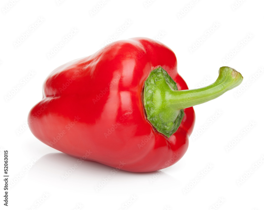 Ripe red bell pepper Ripe red bell pepper