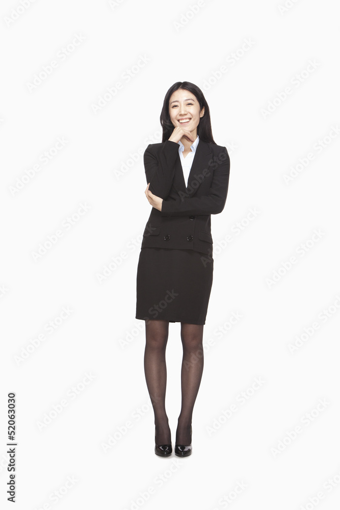 Businesswoman smiling Businesswoman smiling