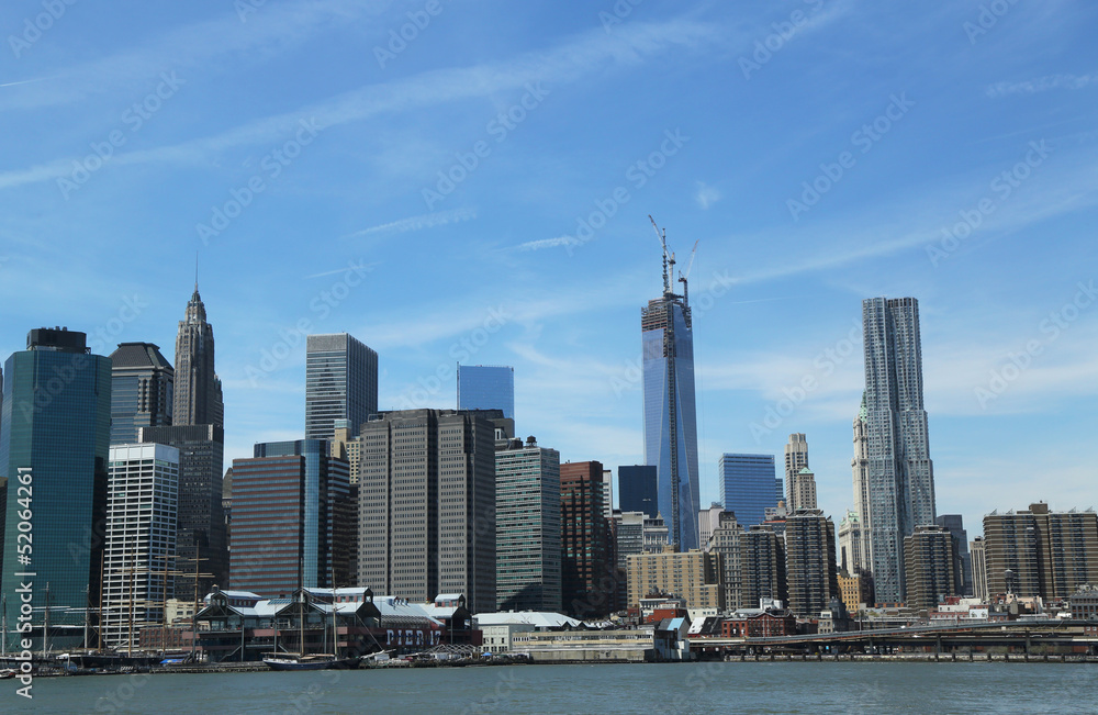 Obraz premium Lower Manhattan skyline