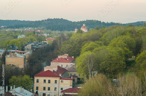 Wallpaper Mural Lithuania. City of Vilnius in the spring Torontodigital.ca