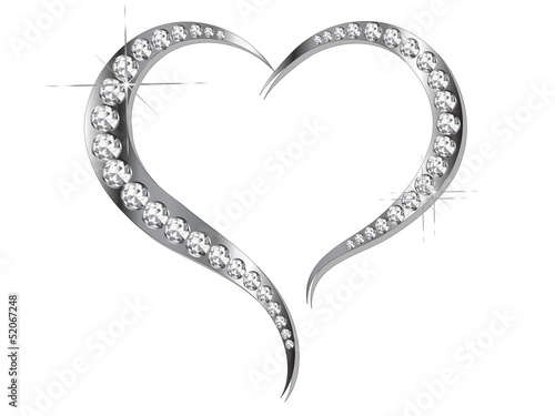 Diamond heart