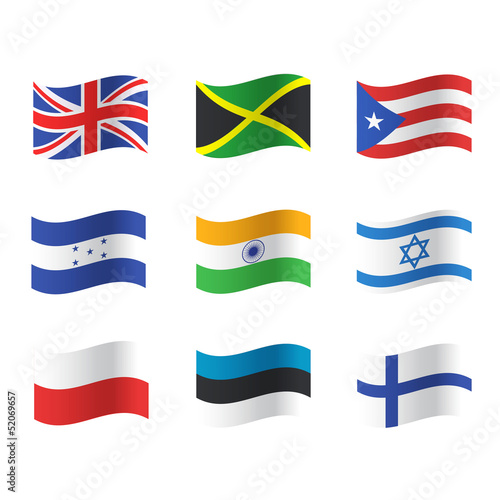 Collection of flags