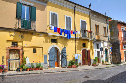 Alleyway. Melfi. Basilicata. Italy.