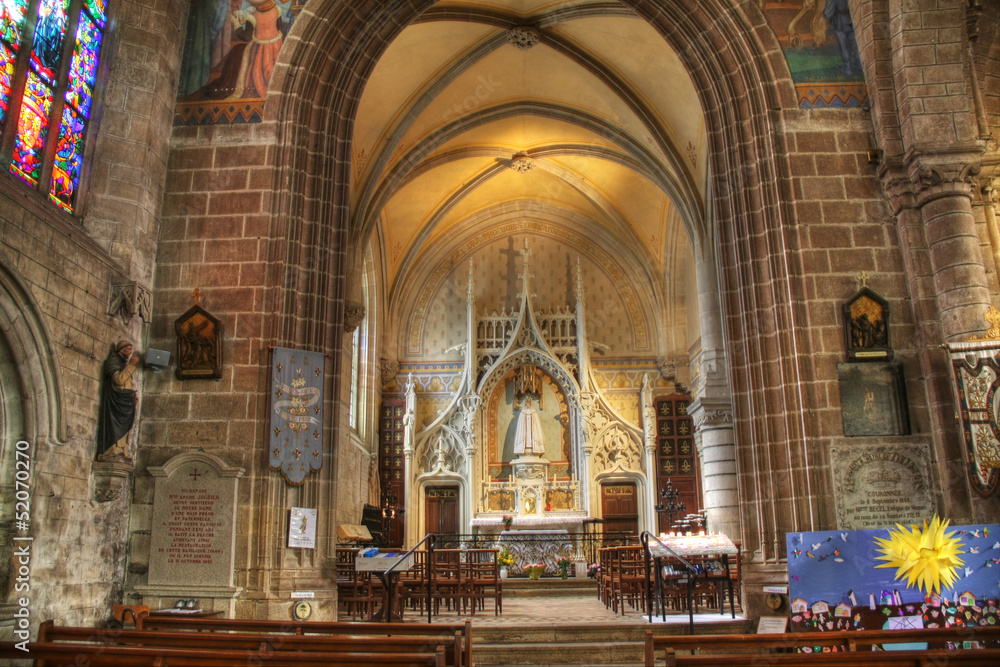 Basilique Notre Dame du roncier à Josselin