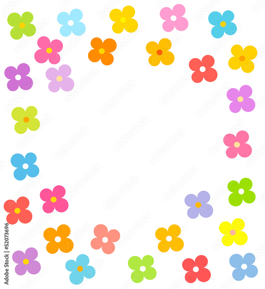 Flowers border