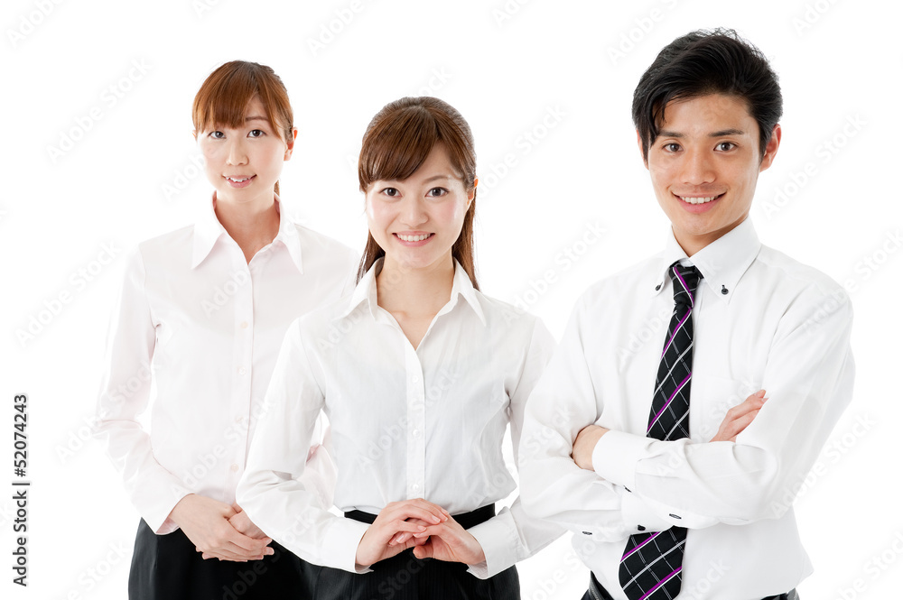 若いビジネスマン男女３人のイメージ