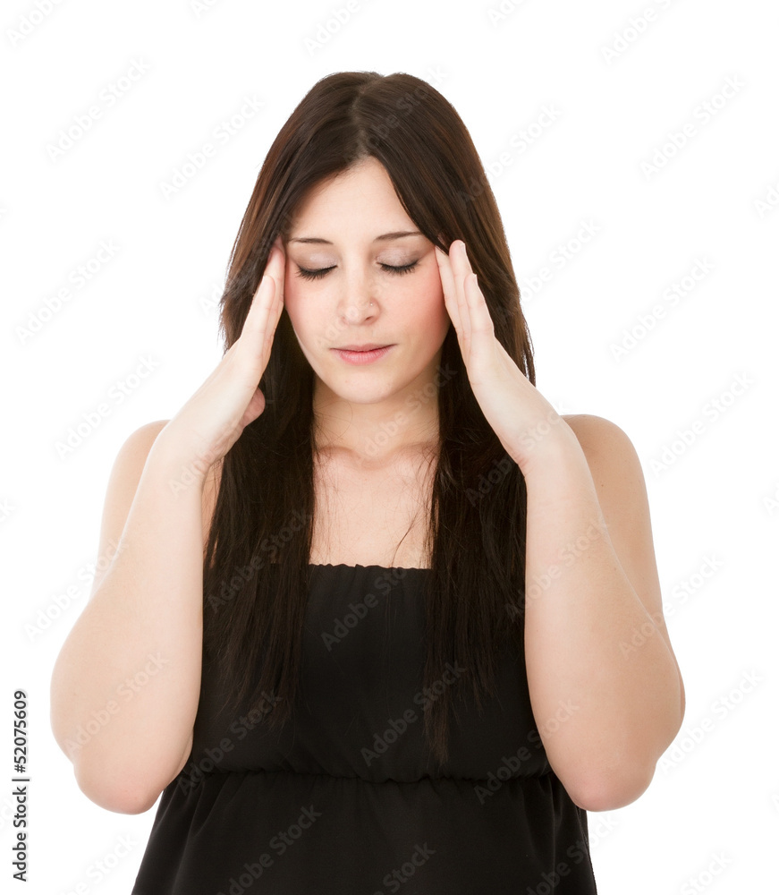 Fototapeta premium terrible headache