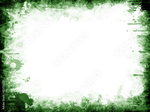 Contorno, cornice, frame di colore verde