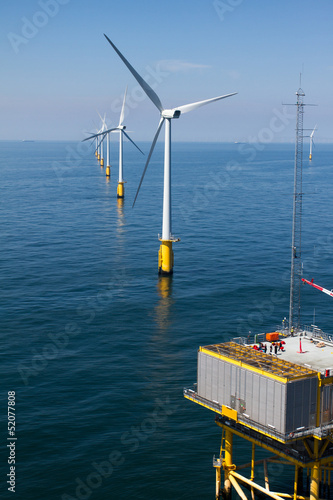 Substation in offshore windfarm