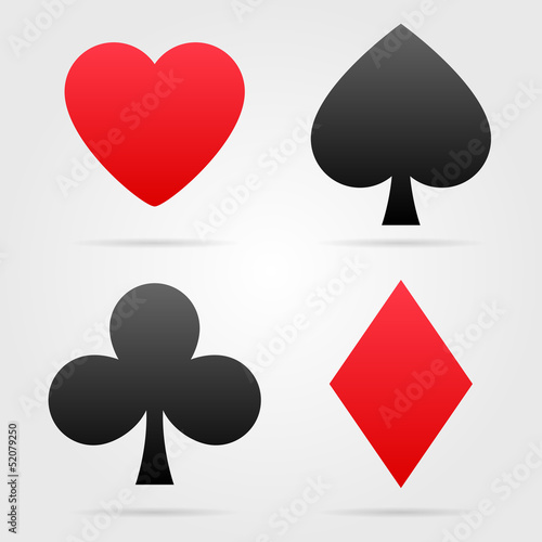 Vector card symbols