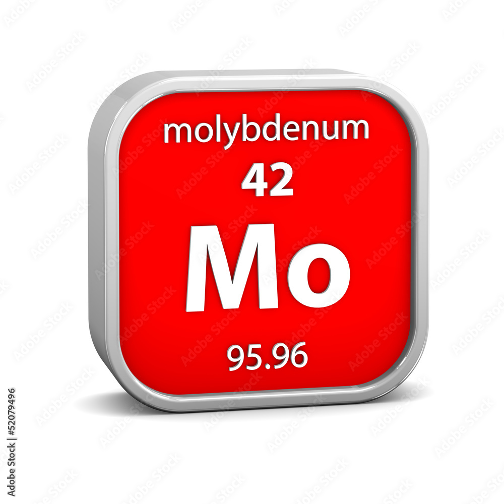 Molybdenum material sign Molybdenum material sign
