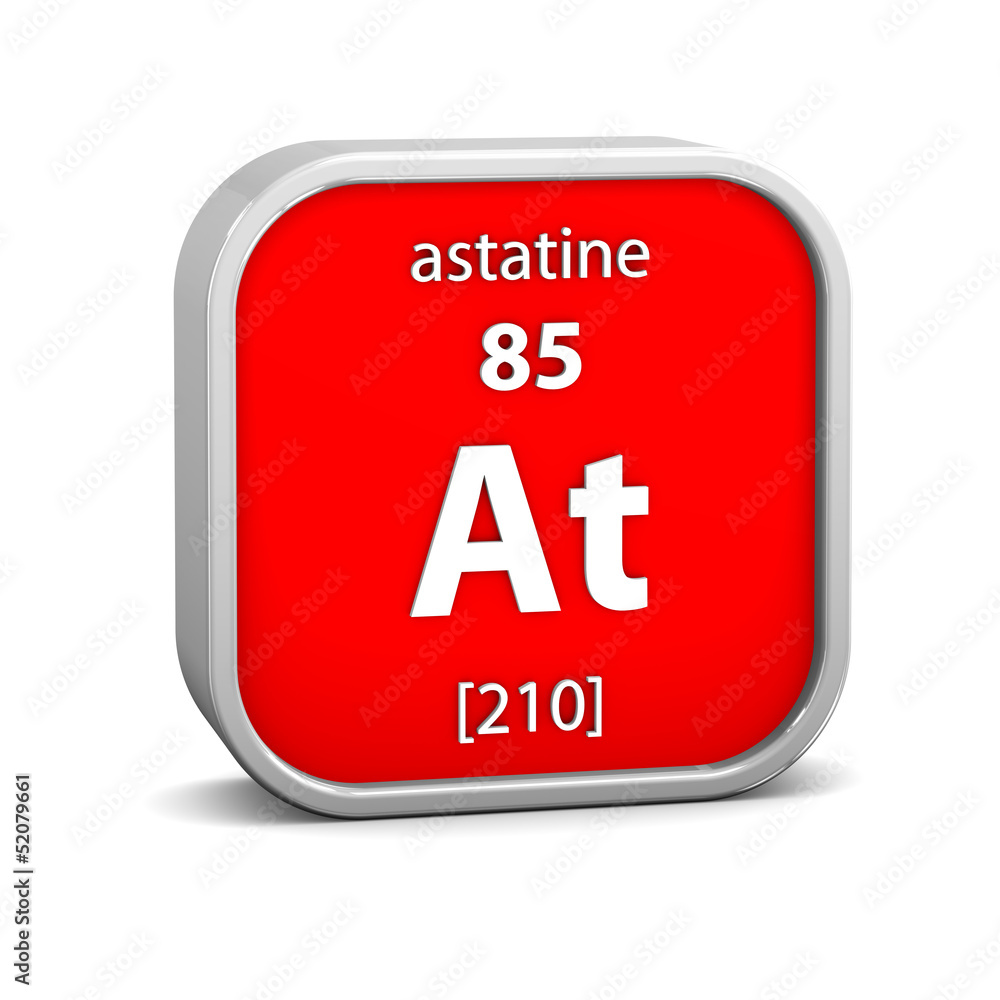 Astatine material sign