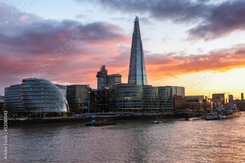 London modern skyline photo