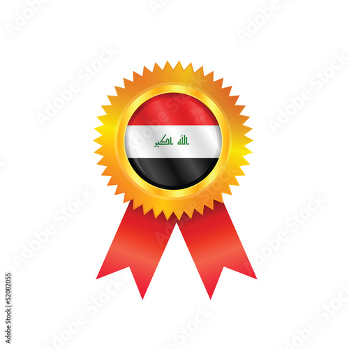 Iraq medal flag photo