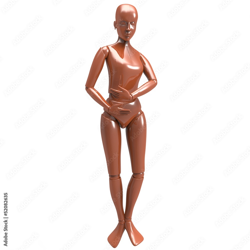 Female Mannequin Isolated On white background Female Mannequin Isolated On white background