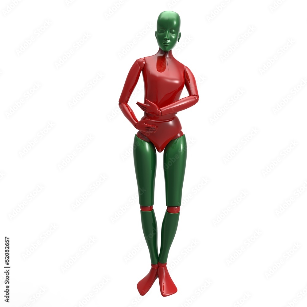 Female Mannequin Isolated On white background Female Mannequin Isolated On white background