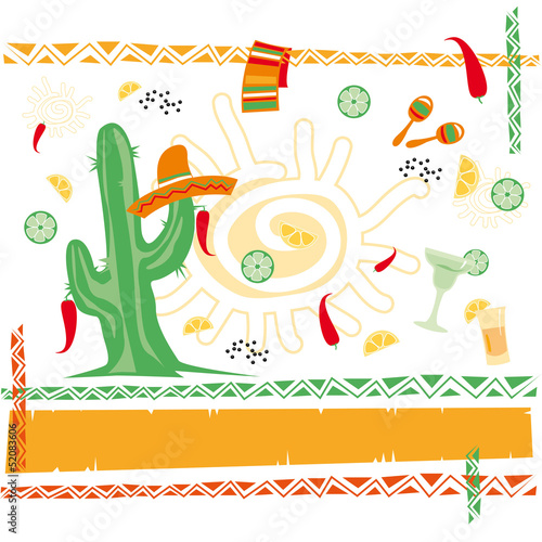 illustration, mexican cuisine