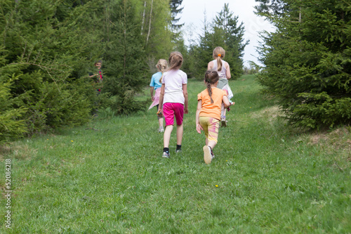 Children spending time in the forest © Smailhodzic