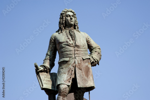 Händel Denkmal Halle - Saale Hallmarkt