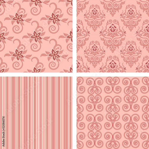 Set of vector paper for scrapbook