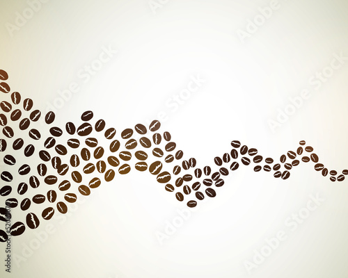 Vector Illustration of a Coffee Background