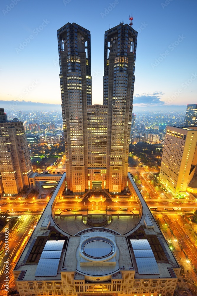 Naklejka premium Tokyo Metropolitan Government Building