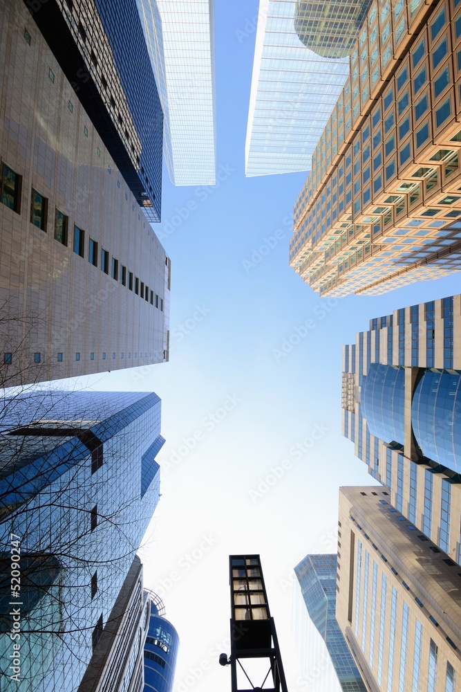 Obraz premium Seoul Office Buildings