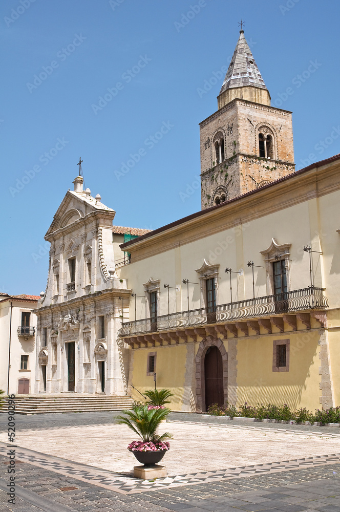 Obraz premium Cathedral of St. Maria Assunta. Melfi. Basilicata. Italy.