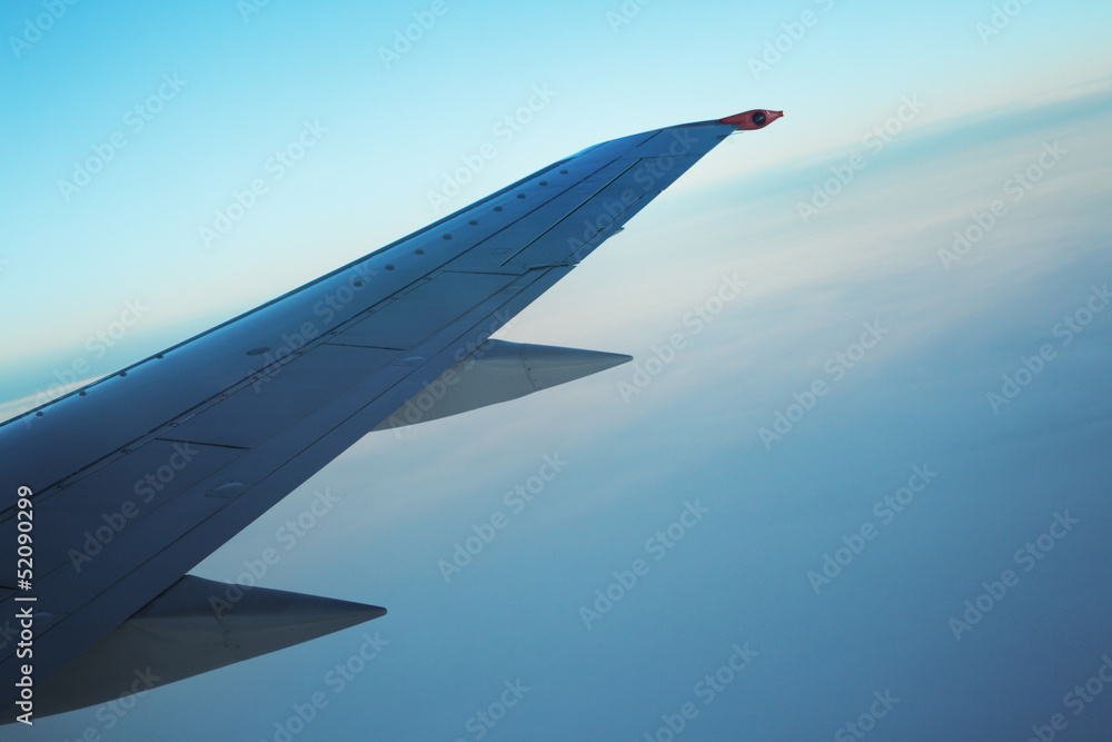 Wing of an airplane Wing of an airplane