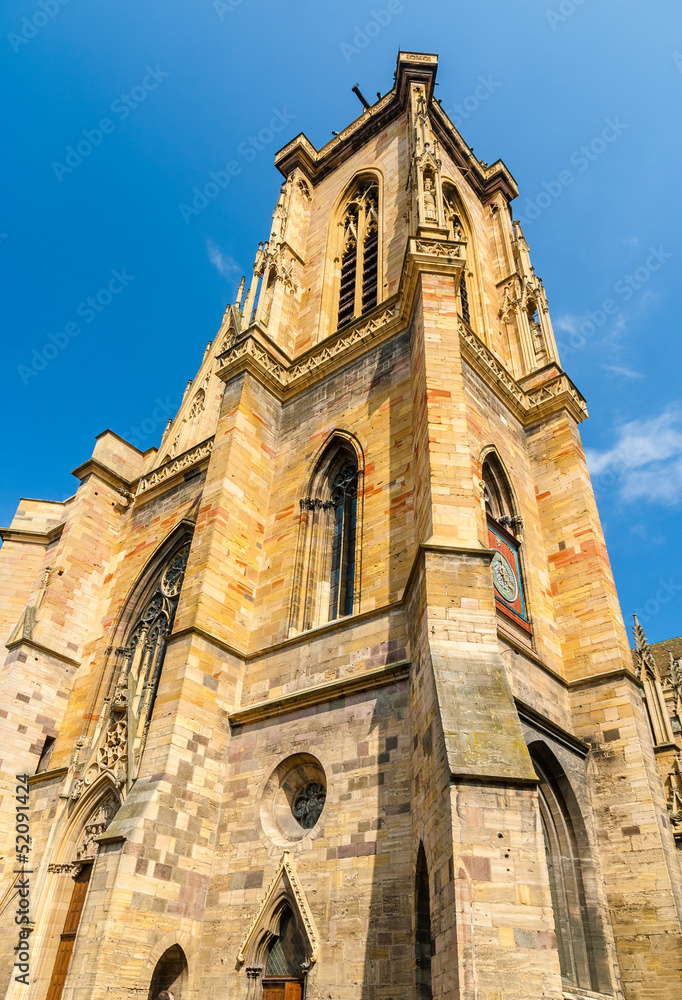 Belfry of St Martin's Church - Colmar, Alsace, France