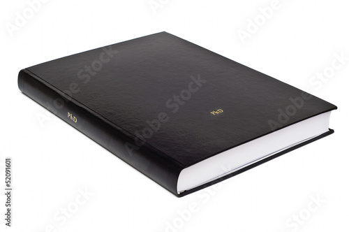 Hardbound doctoral dissertation
