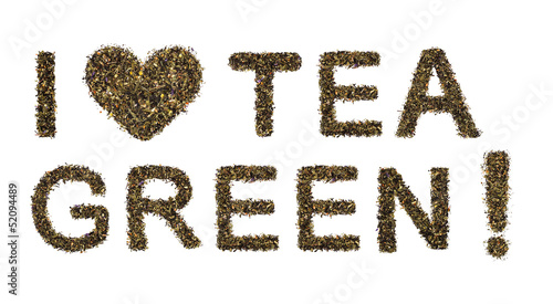 I love green tea