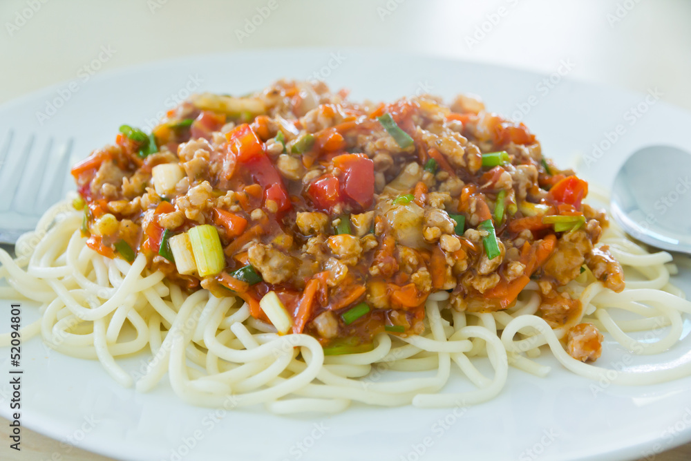 And spaghetti sauce. And spaghetti sauce.