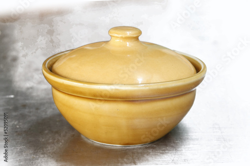 brown Ceramic bowl