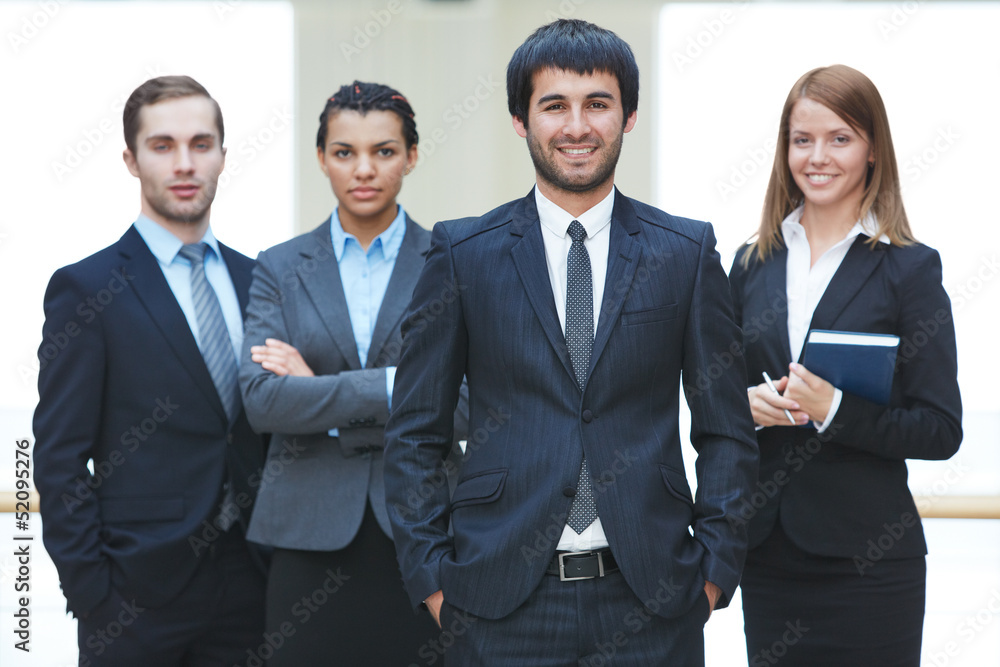 Leader of business team Leader of business team