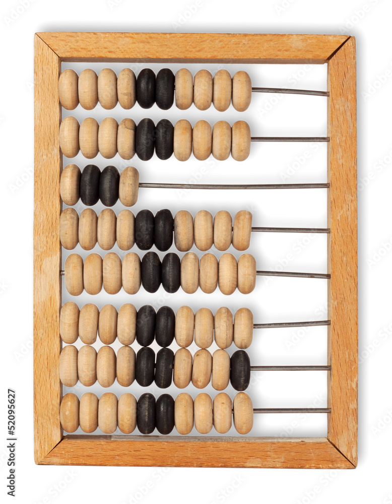 Old wooden abacus Old wooden abacus