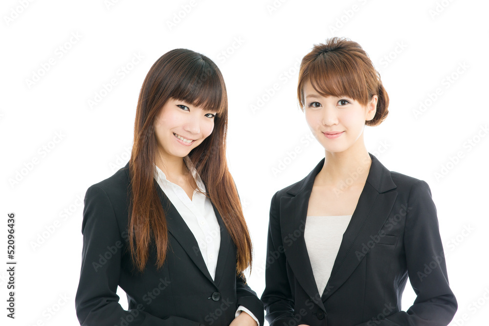 Beautiful asian businesswomen isolated on white background Beautiful asian businesswomen isolated on white background