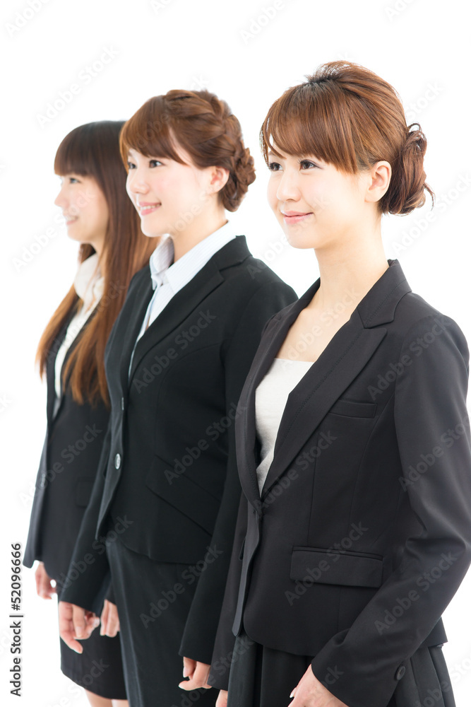 Beautiful asian businesswomen isolated on white background Beautiful asian businesswomen isolated on white background