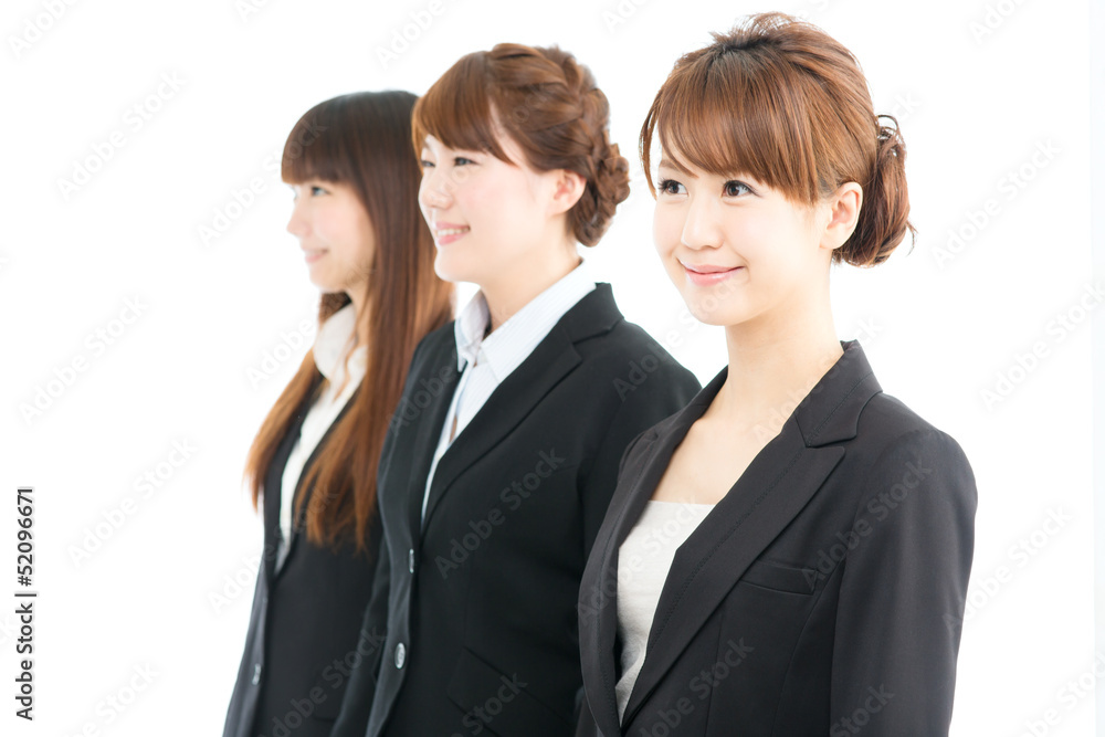 Beautiful asian businesswomen isolated on white background Beautiful asian businesswomen isolated on white background