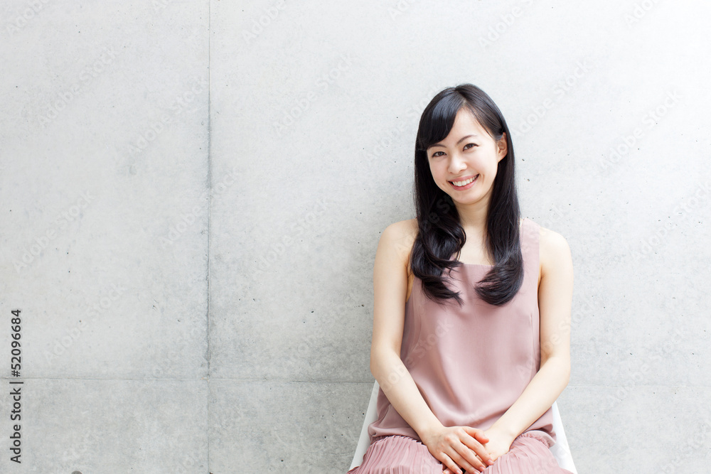 笑顔の女性 笑顔の女性
