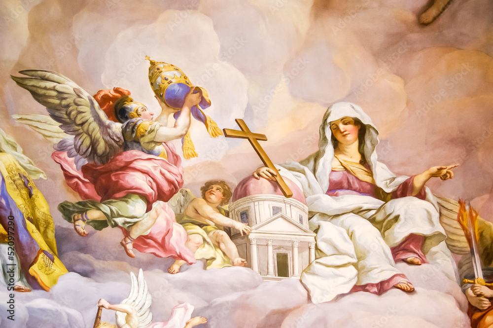 Fototapeta premium Mural on the wall