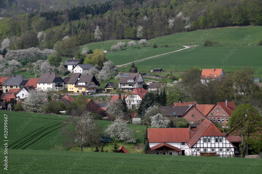 Blick auf Gellersen (Weserbergland) Blick auf Gellersen (Weserbergland)