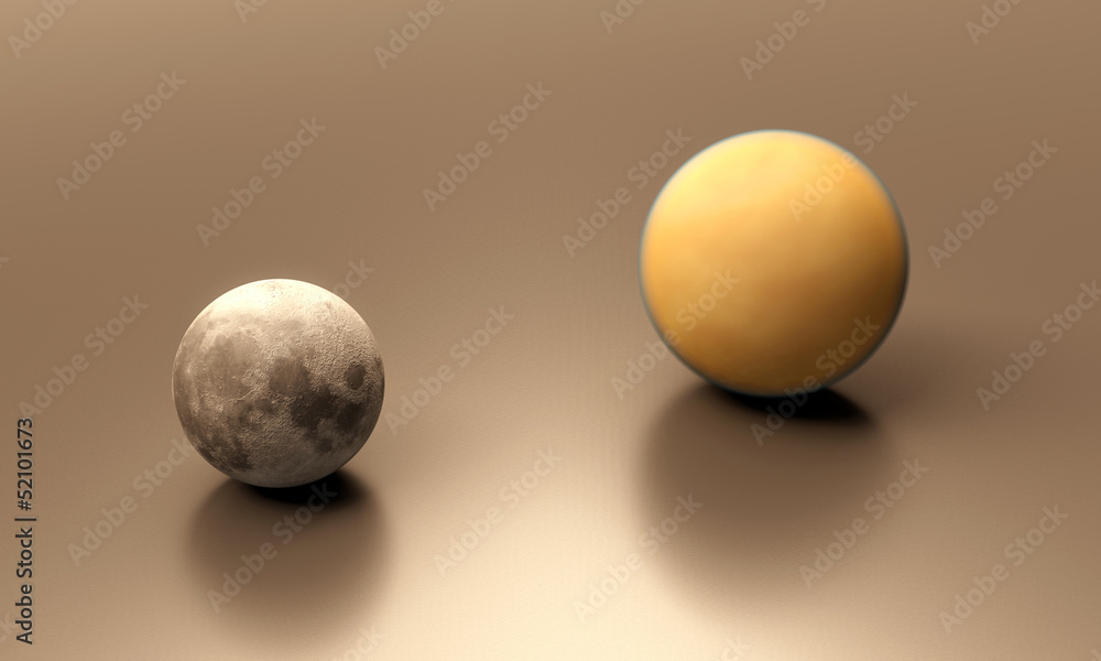 Saturn Moon Titan and Earth Moon blank Saturn Moon Titan and Earth Moon blank