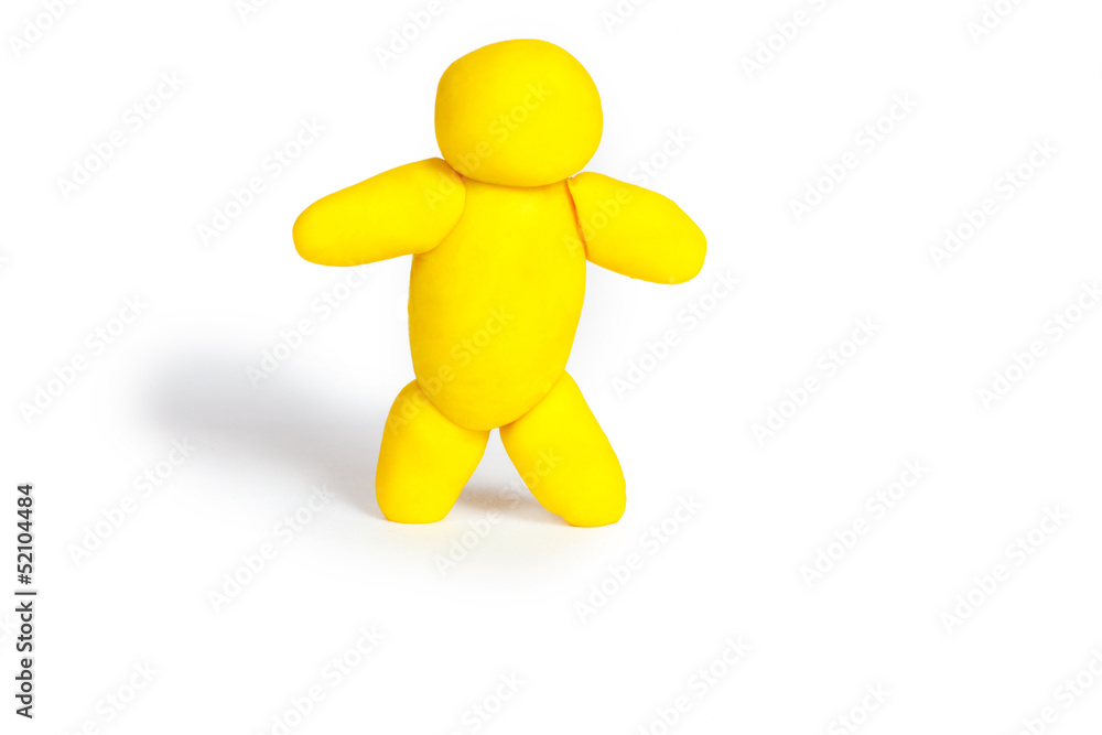 figurine from clay or plasticine for children's play figurine from clay or plasticine for children's play