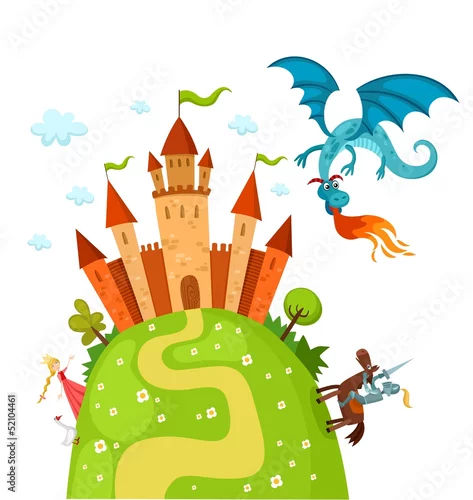 Naklejka na ścianę dragon2