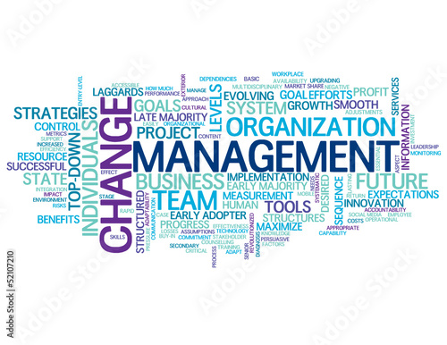 "CHANGE MANAGEMENT" Tag Cloud (smart lean process improvement)